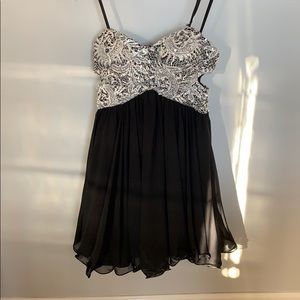 Strapless Homecoming Dress